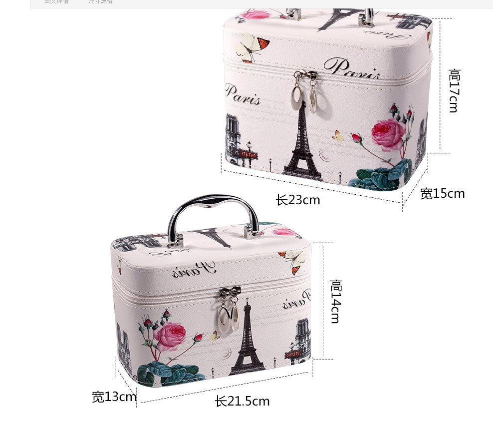 manufacturer korean lovable hand held cosmetic bag waterproof travel package make up toolbox