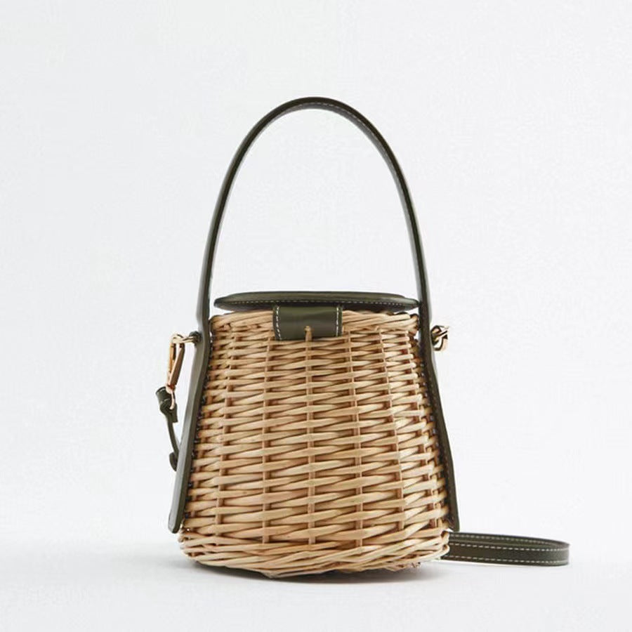 new womens casual beach straw bag