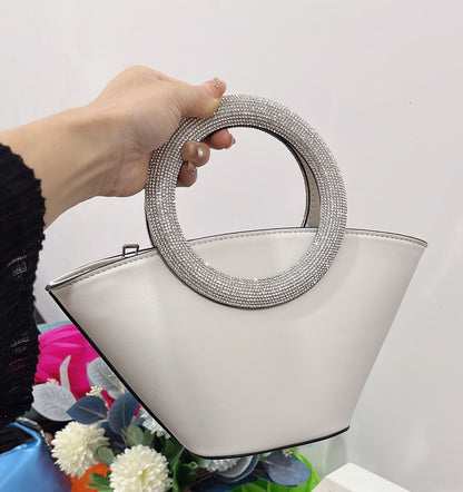 diamond round handle portable basket pack