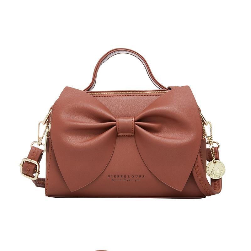 korean womens bow shoulder bag