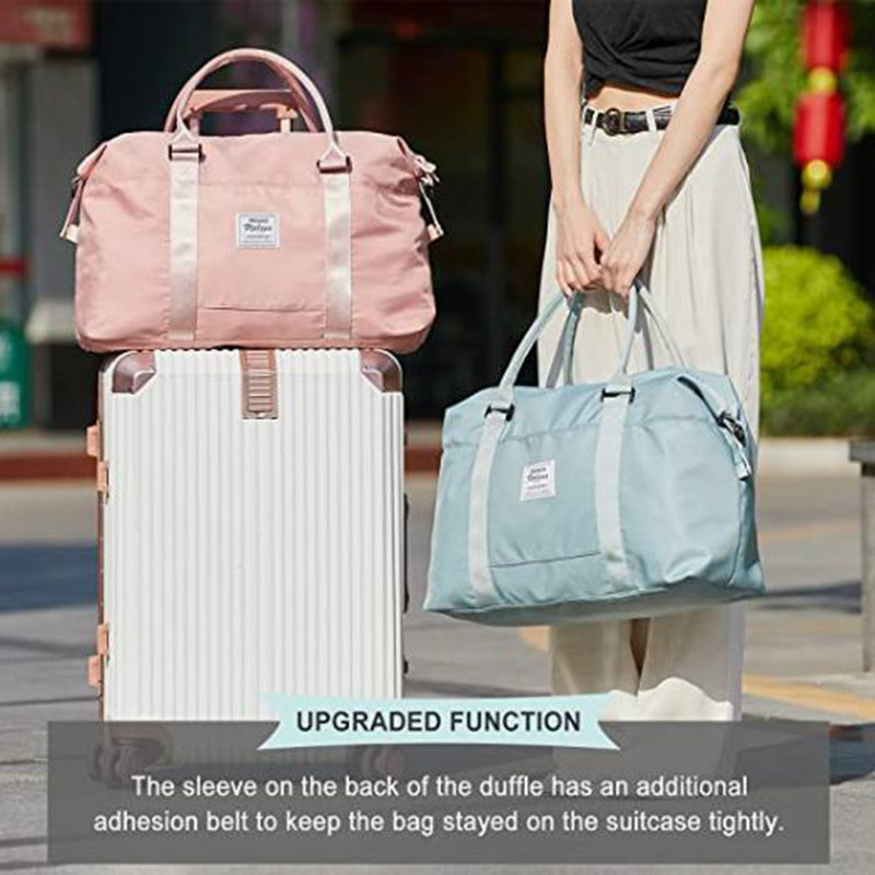 travel duffel bags sports fitness gym tote bag women weekender overnight bag