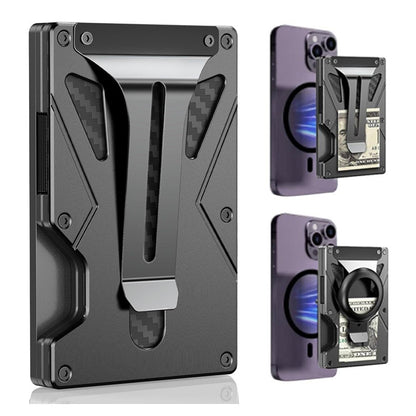 tracker rfid anti theft swiping metal wallet