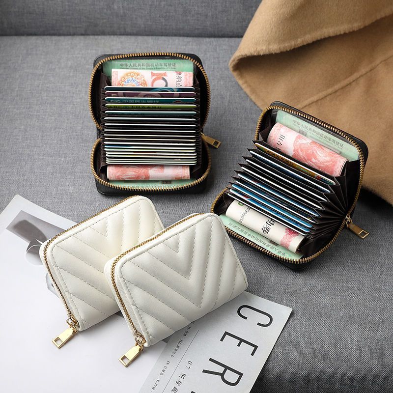 multiple card slots wallet niche card holder female
