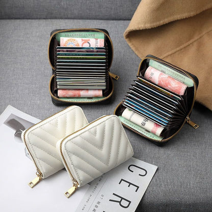 multiple card slots wallet niche card holder female