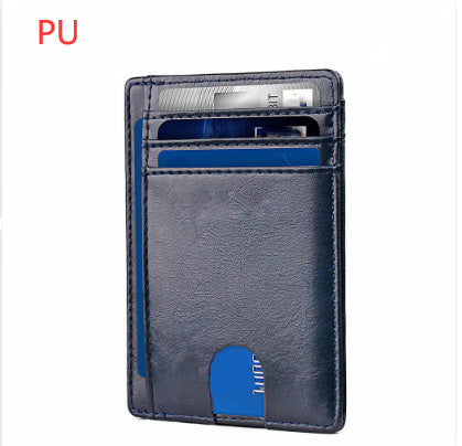 card holder leather foreign trade men rfid anti theft swiping european and american card holder male amazon hot products card holder