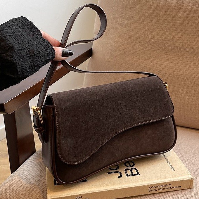Retro Matte Shoulder Bag For Women
