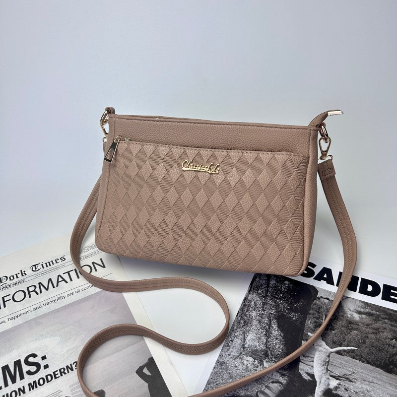 multi layer womens bags for the middle aged single shoulder crossbody large capacity