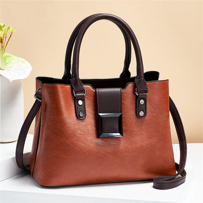 women shoulder bag big buckle handbags work daily office crossbody bags