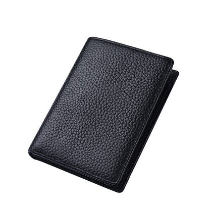 multifunctional short leather drivers license wallet