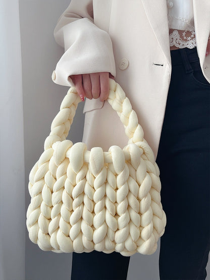 diy hand woven bag women