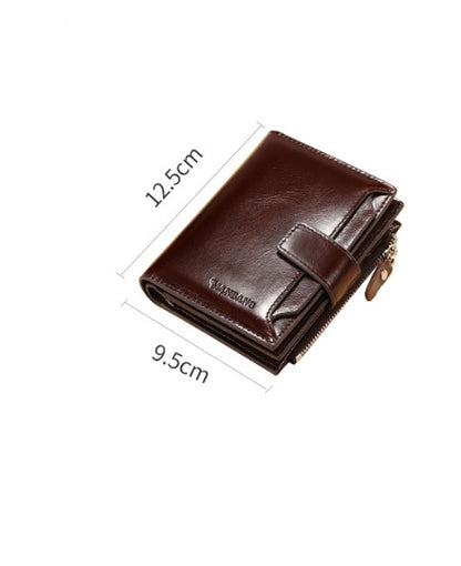 mens leather wallet wallet card holder