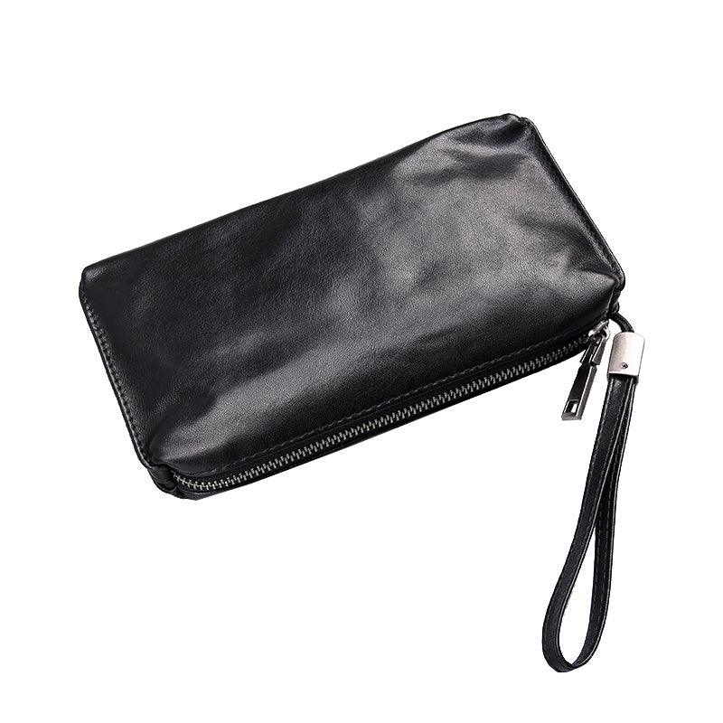 retro casual mens top leather wallet