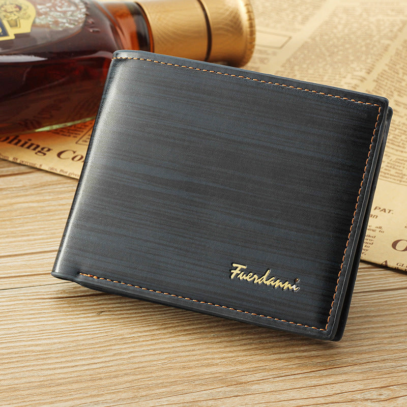 mens wallet short wallet glossy wallet