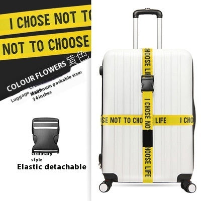 Password Lock Safety Belt Suitcase Band Trolley Case Packing Belt