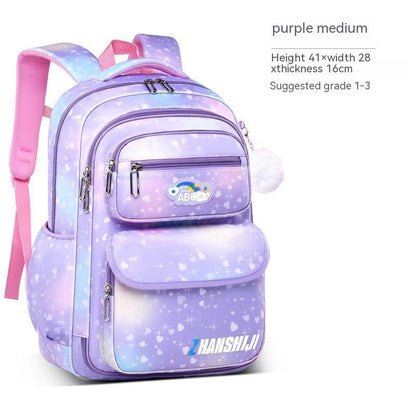 side opening cute relieve pressure childrens backpack