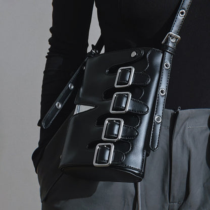 Eight-pointed Stars Shoulder Crossbody Heavy Industry Hand Bucket Bag