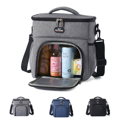 double lunch fruit insulated bag