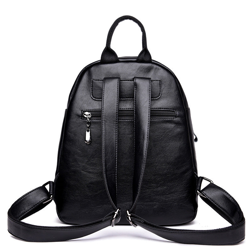 new handbag korean lady pu backpack fashion tide all match leisure travel backpack bag can be issued on behalf of the pu