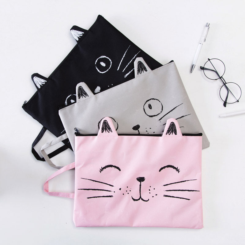 cat canvas tote