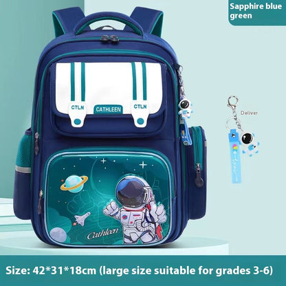 Student Waterproof And Lightweight Astronaut Cartoon Backpack