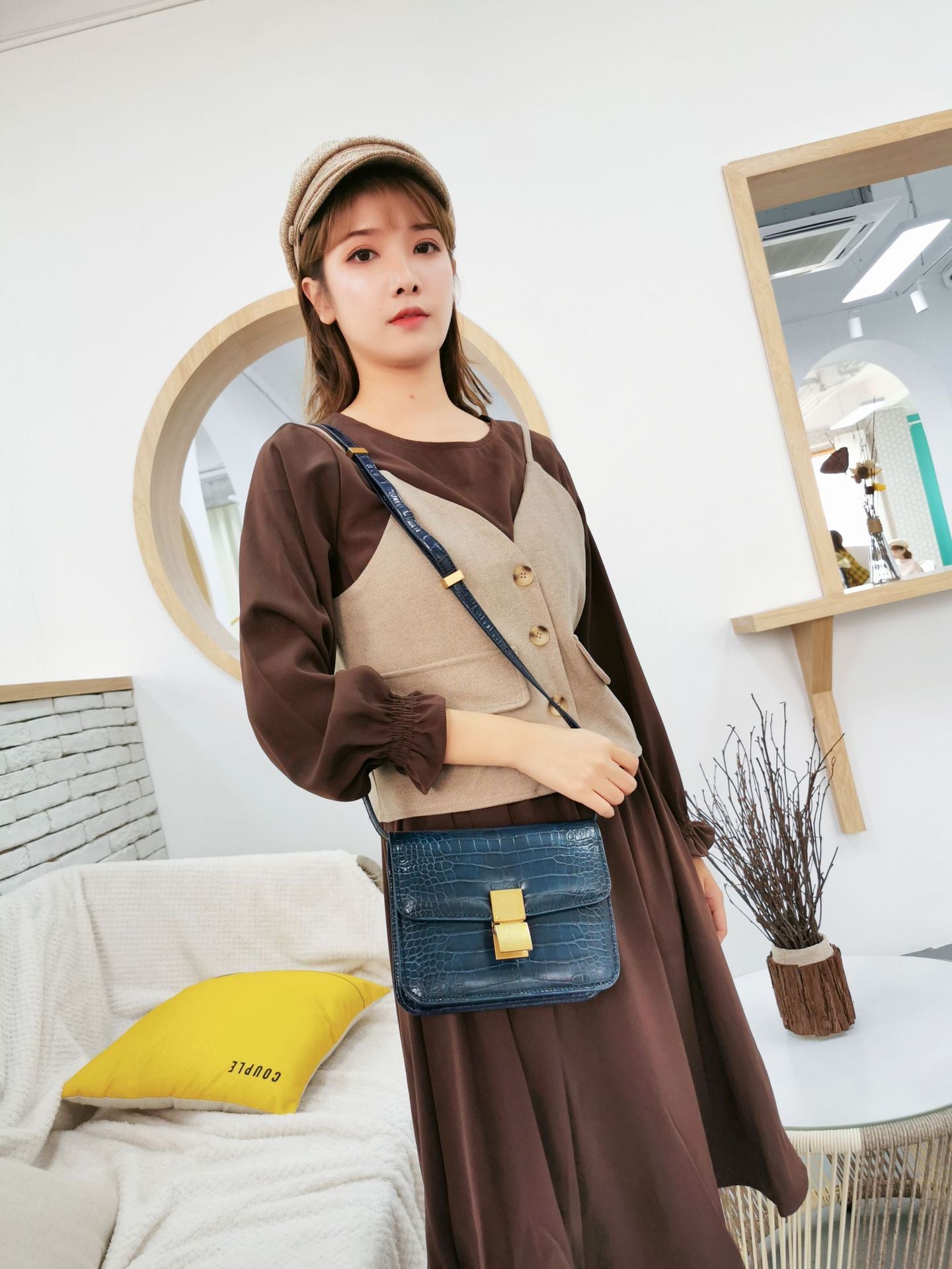 new womens bag retro fashion tofu bag