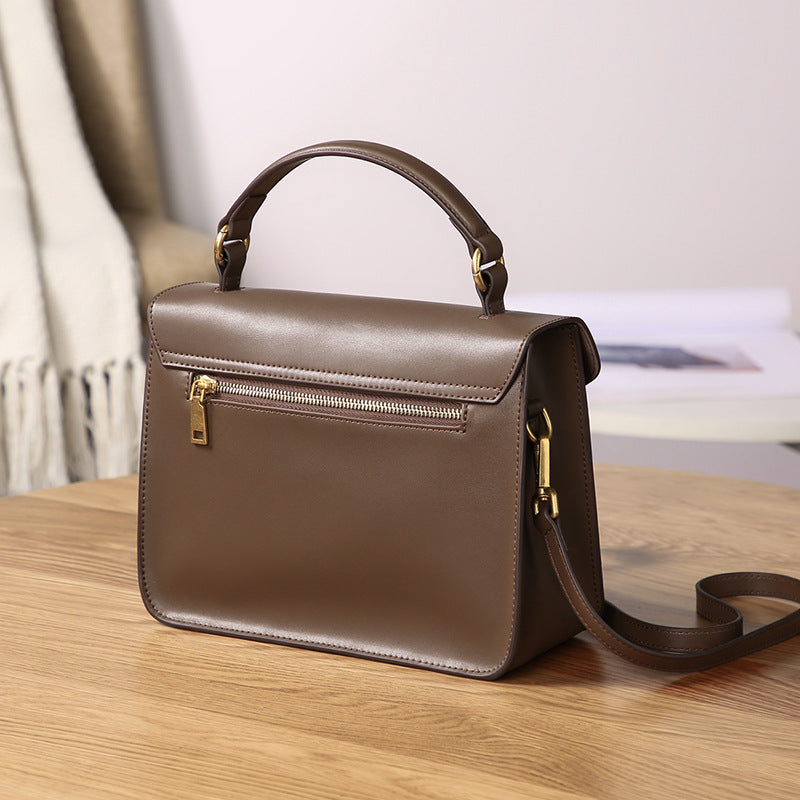 fashion retro leather handbag womens