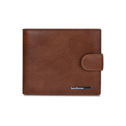 mens leather wallet multifunctional short men