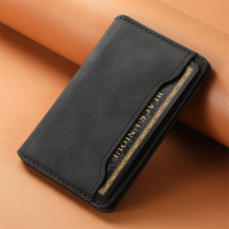 cell phone holder card cover magsafe magnetic card holder leather
