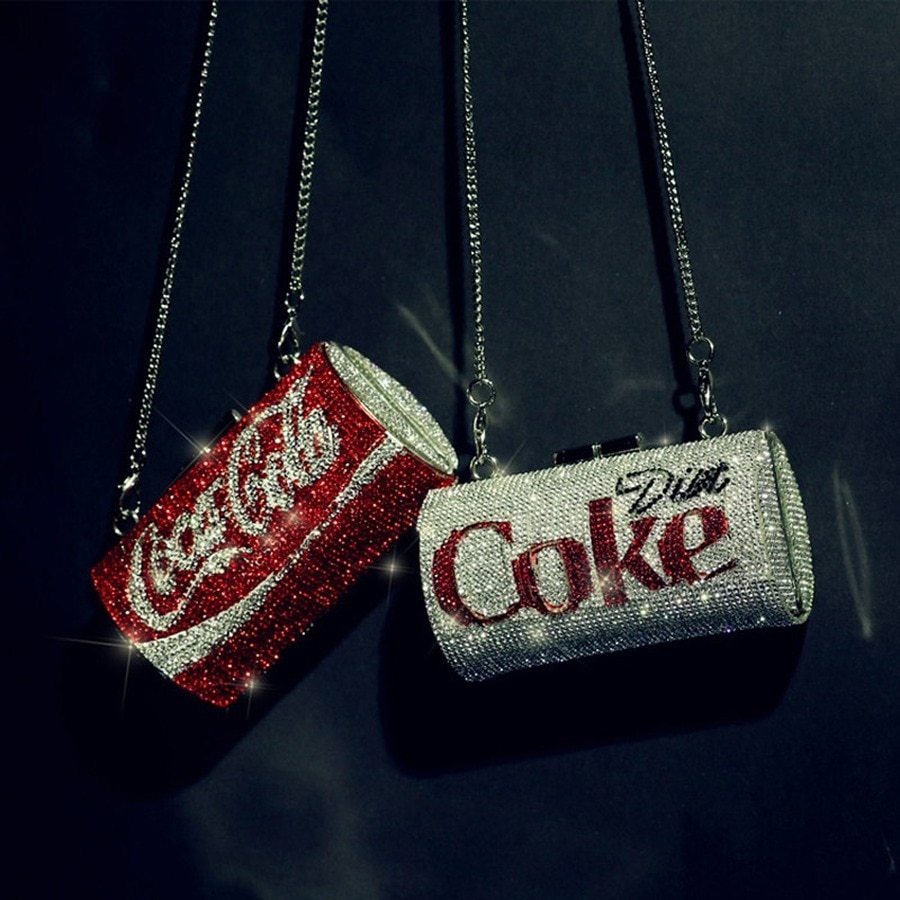 dinner bag creative cola bag diagonal