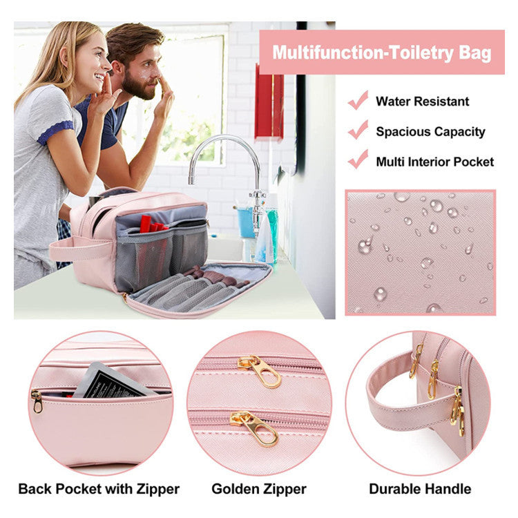 large capacity waterproof travel cosmetic bag