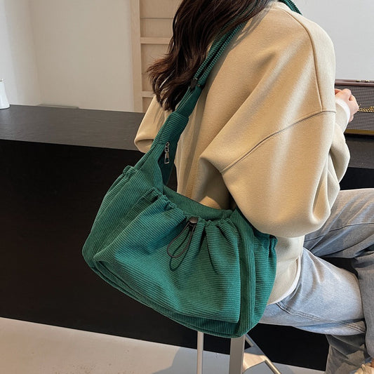 solid-color-retro-casual-easy-matching-tote-bag