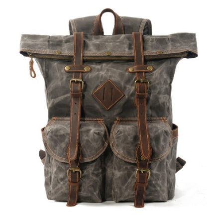 vintage canvas backpacks for men