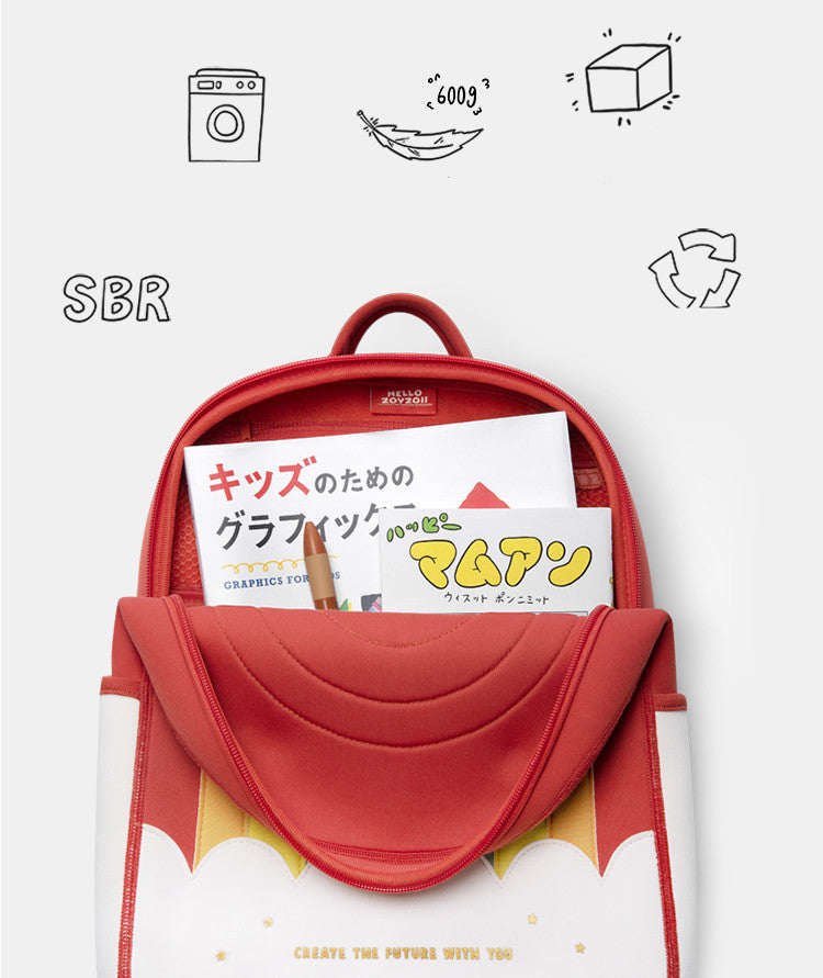 childrens schoolbag spine care cute