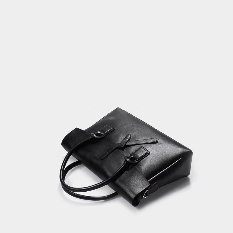 leather commuter handbag business computer briefcase a4 document bag