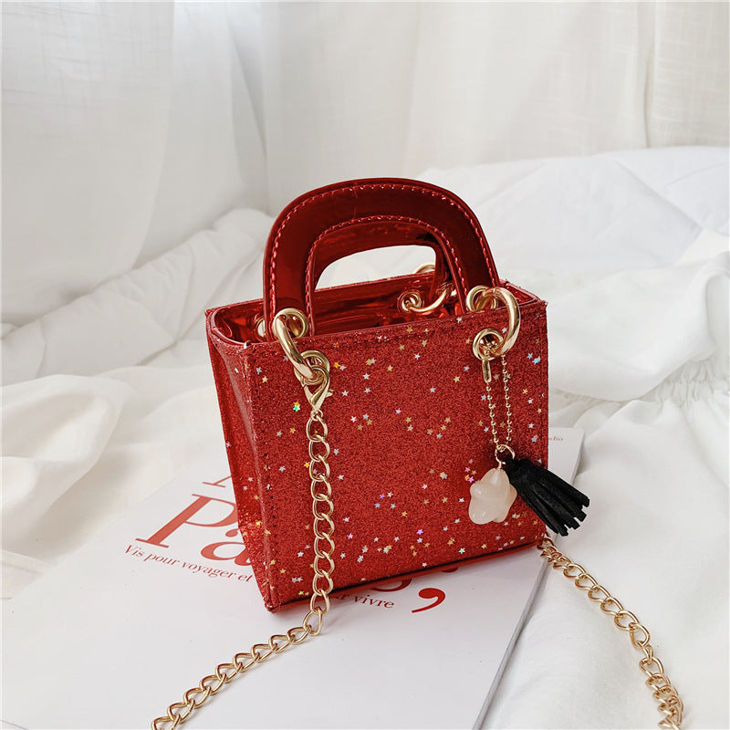 childrens sequined shoulder bag