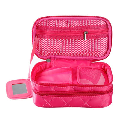 waterproof double cosmetic bag