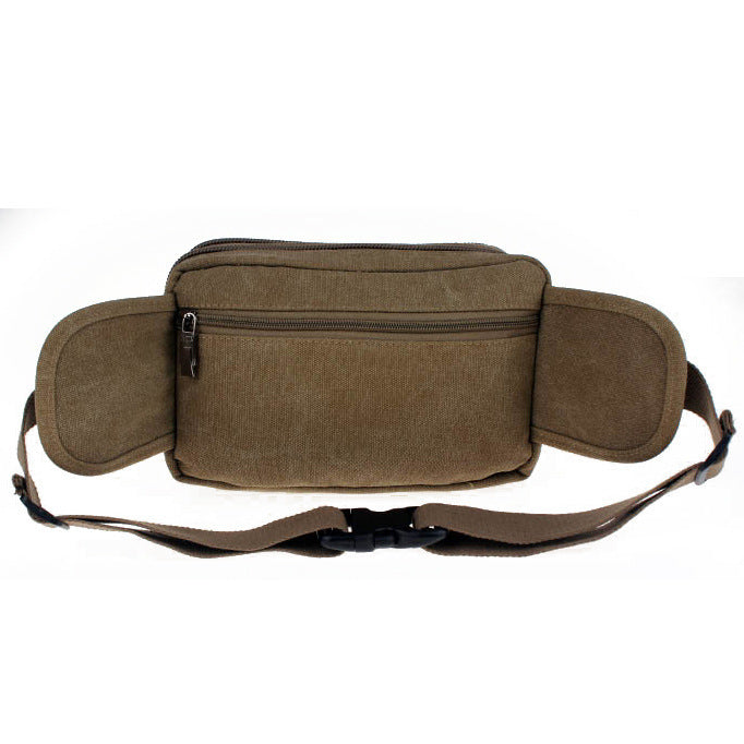 outdoor sports running canvas crossbody waist bag