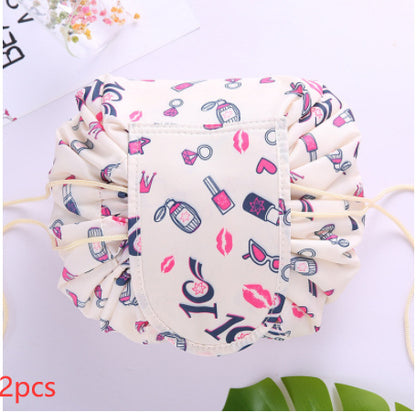 lazy drawstring cosmetic bag buggy bag