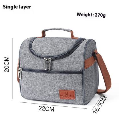 double layer refrigerated fruit shoulder picnic bag