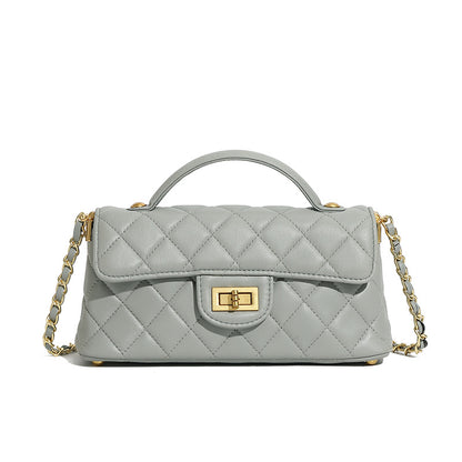 Light Luxury Fashion Womens Genuine Leather Shoulder Crossbody Bag