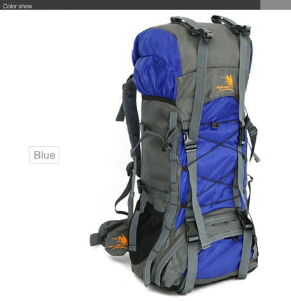 extra large outdoor 60l travel backpack