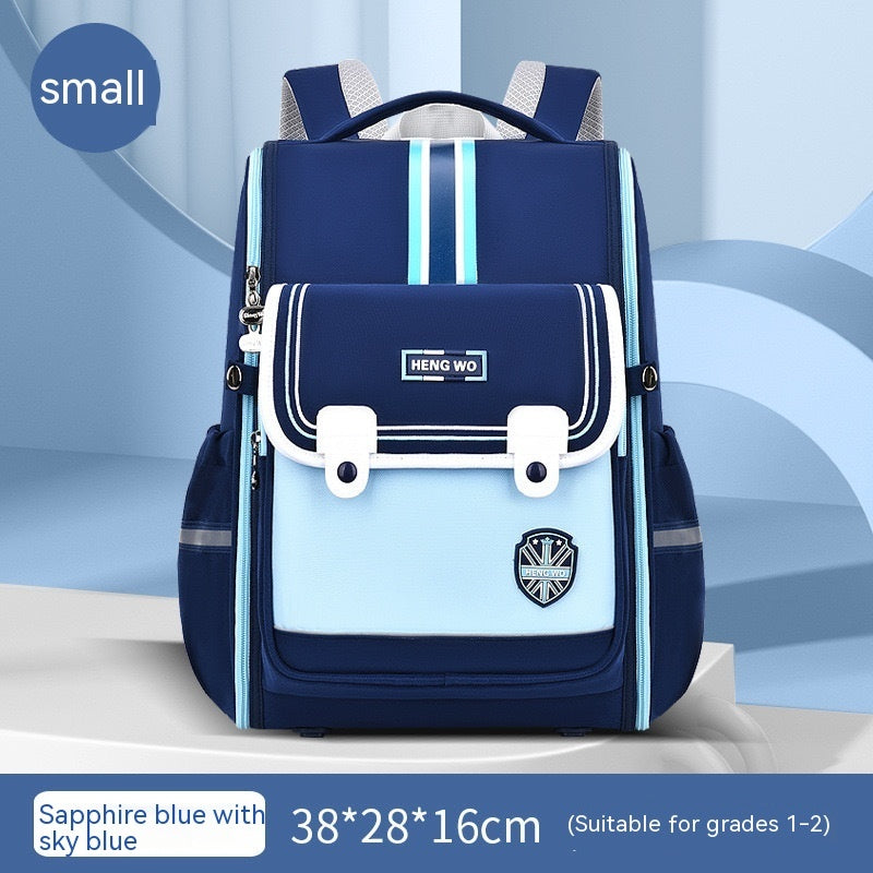 primary school student schoolbag female lightweight burden alleviation spine protection