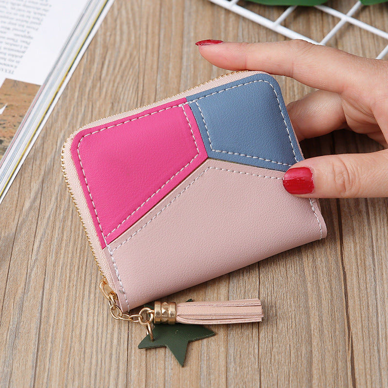 purse card ladies wallet for women girl bag clutch leather