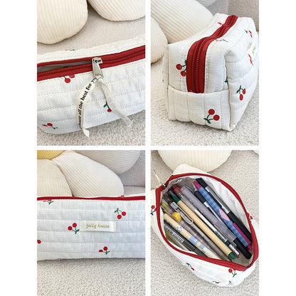 Embroidery Pattern Baby Diaper Bag Ins Cosmetic Storage Bag