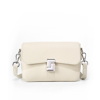 genuine leather square bag women