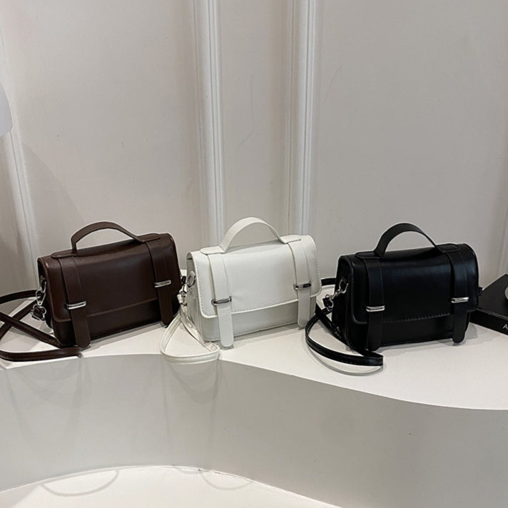 Niche Versatile Square Mini Bag For Women 2025 Solid Color