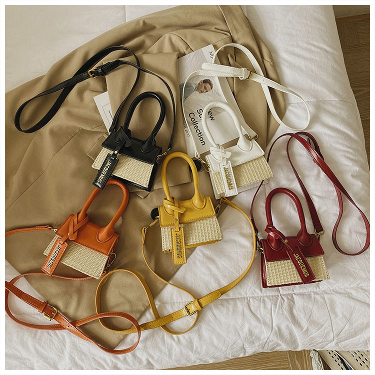 womens fashion woven fashion crossbody bag