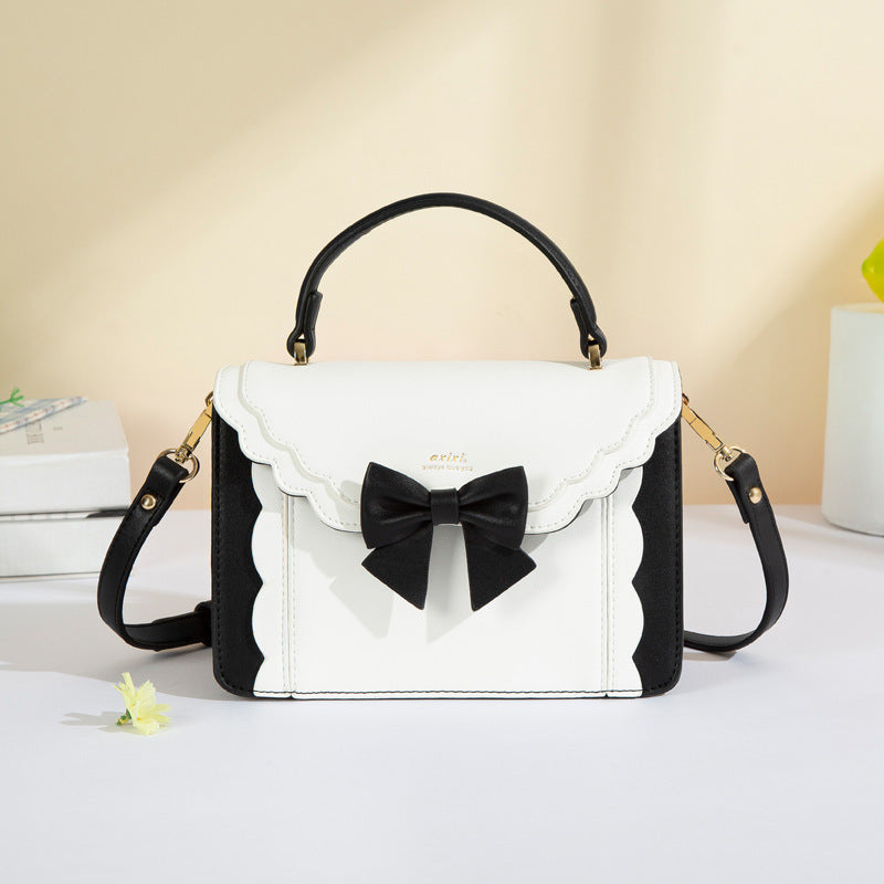 womens fashion new bow style small square bag