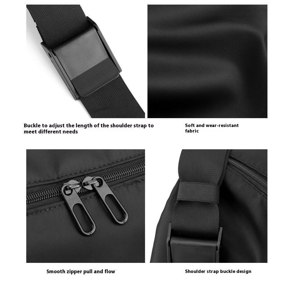 mens shoulder bag simple and lightweight water repellent sports leisure bag