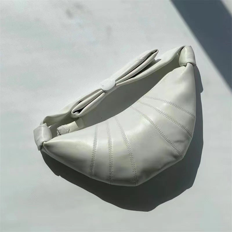 sheepskin dumpling bag fashion genuine leather niche daily shoulder crossbody